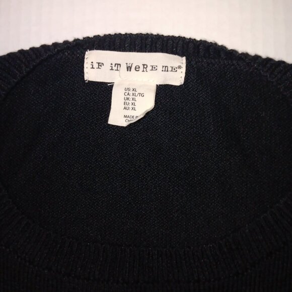 IF IT WERE ME LONG SLEEVE HO HO HO CHRISTMAS SWEATER - Picture 8 of 15